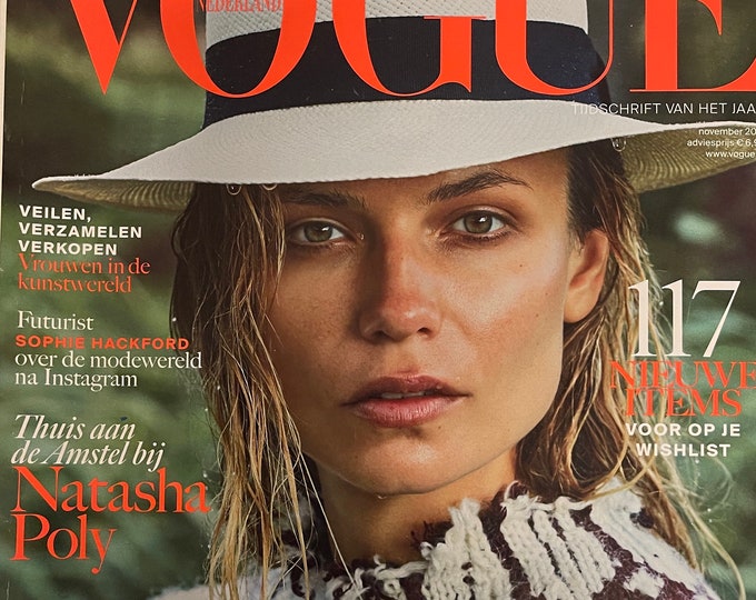 Own a piece of Vogue history -Vogue magazine Netherlands cover Natascha poly