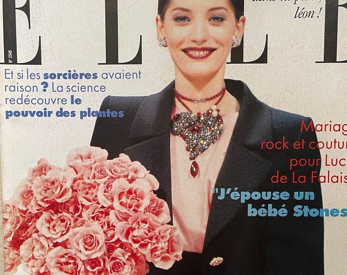 For Women who read fashion -Vintage rare French magazine ELLE 1994