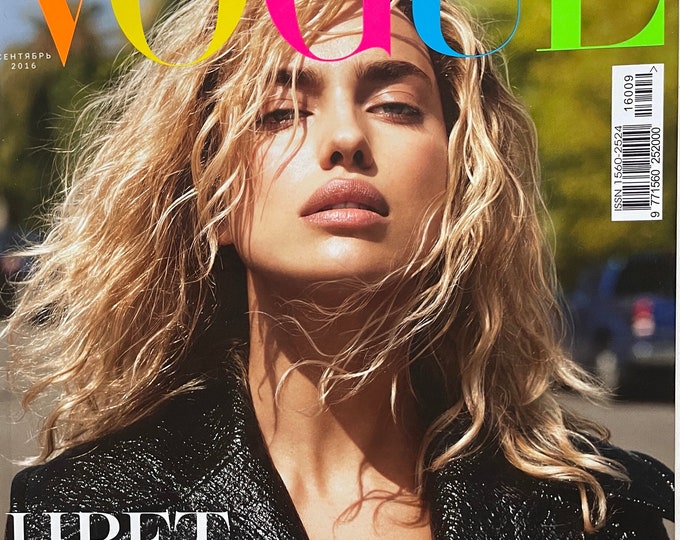 Fashion magazine Vogue  Russia cover Irina Shayk-Iconic fashion Style & Photography Fashion Models - Editorials
