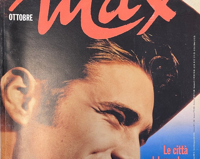 Pre-Owned Collectible - Vintage rare magazine Italia MAX 1993, poster & cover Jason Priestley! Daryl Hannah special!