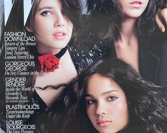 Style Inspiration - Unique rare fashion magazine W 404 pages!-High Fashion & Art Photography- Iconic covers - Celebrity Style
