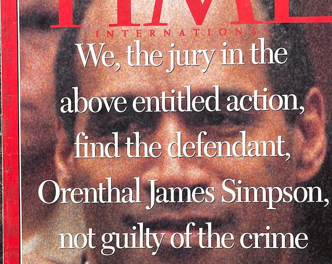 Pre-Owned Vintage rare magazine TIME International 1985 Simpson!