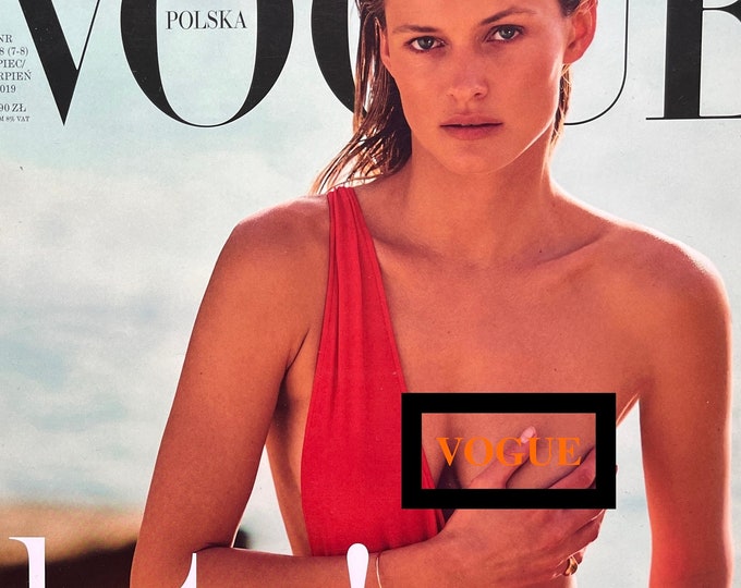 Own a piece of Vogue history -Fashion magazine Vogue Poland cover Lato!-Iconic fashion Style & Photography Fashion Models - Editorials