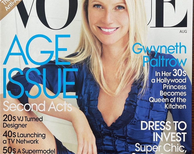 Magazine Vogue cover model Gwyneth Paltrow