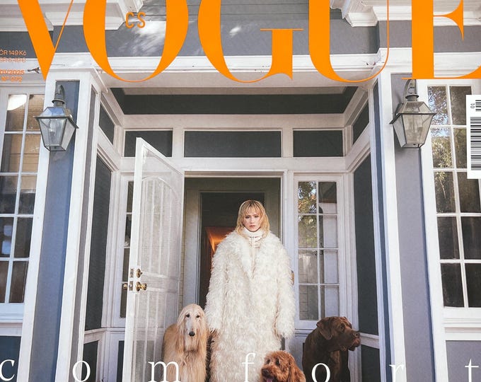 Fashion magazine Vogue CS cover No 72 cover Maria Baklava-Iconic fashion Style & Photography Fashion Models - Editorials