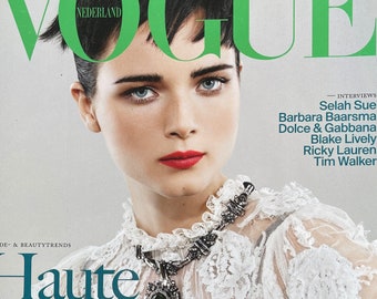 Own a piece of Vogue history -Fashion magazine Vogue Netherlands cover Anna de Rijk