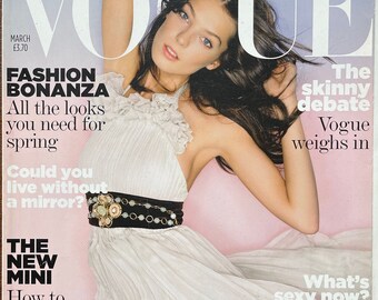 Magazine Vogue British cover Daria