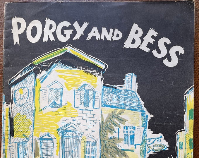 Pre-Owned Vintage rare Porgy and Bess Netherlands program 1956-Cinema Culture-Iconic Actors, Plays,&Reviews- Collectible Back issue