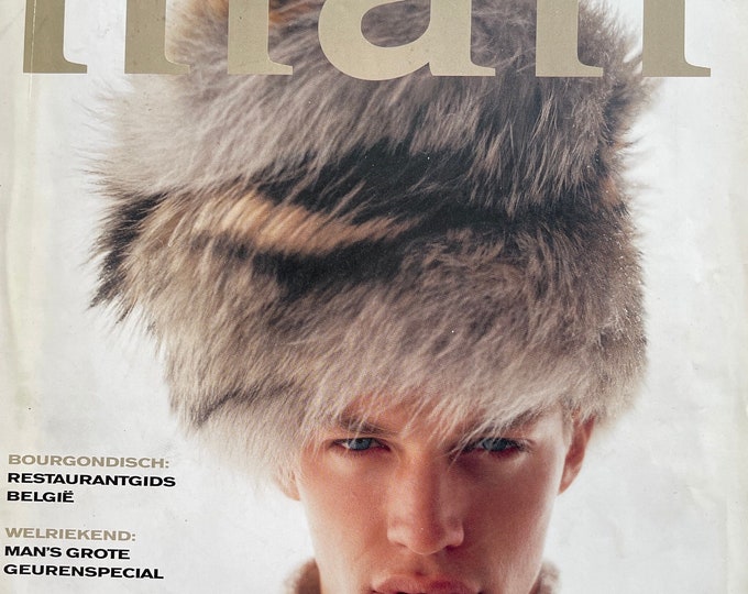 For men who read fashion - Vintage rare Dutch fashion magazine MAN 1998