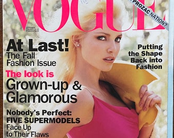 Vogue 1994 cover Nadia Auermann