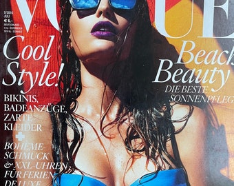Own a piece of Vogue history -Vogue Deutsch magazine Beach Beauty