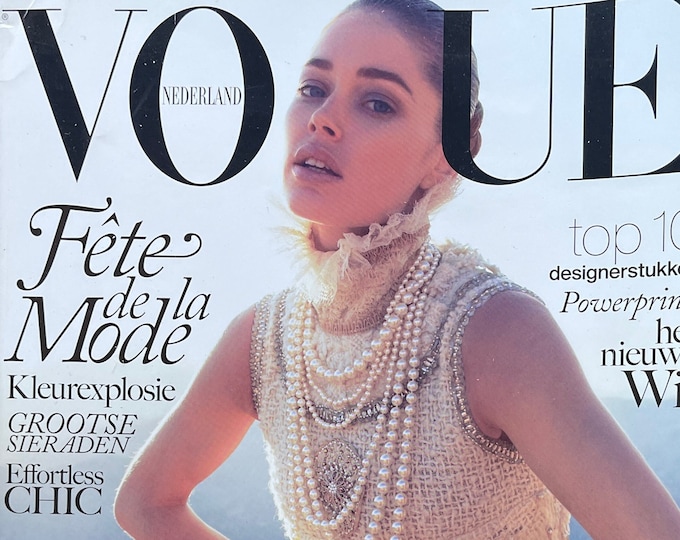 Own a piece of Vogue history -Vogue magazine Netherlands cover Doutzen Kroes-Iconic Covers & Editorials-Fashion Style Photography