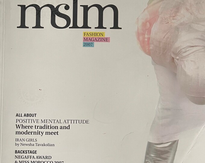 For Women who read fashion -Fashion rare magazine Dutch MSLM