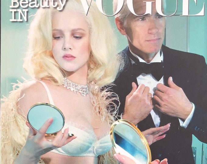 Own a piece of Vogue history-Magazine Vogue Italia Beauty in!-Iconic style & Cover Photography Fashion Models Collectible Issue!