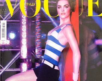 Own a piece of Vogue history-Magazine Vogue Italia cover Steven Meisel-Iconic style & Cover Photography Fashion Models Collectible Issue!