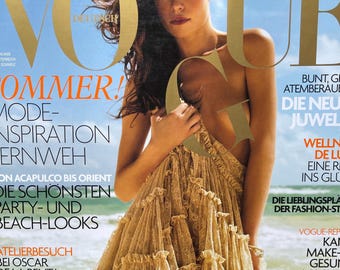 Own a piece of Vogue history -Vogue Deutsch 2005 Cover Louise Pedersen