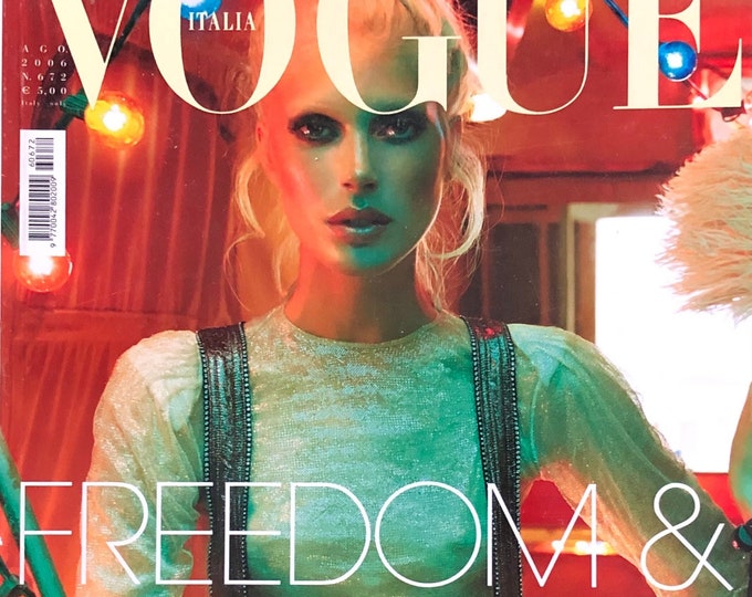 Magazine Vogue Italia 2006 cover Steven Meisel
