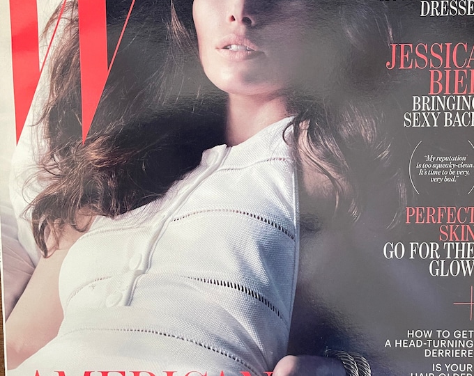 Style Inspiration - Unique rare fashion magazine W cover Jessica Biel-High Fashion & Art Photography- Iconic covers - Celebrity Style