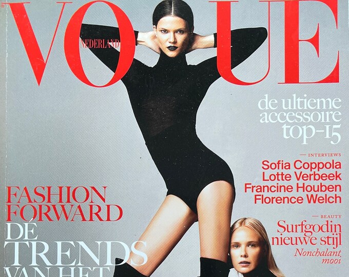 Own a piece of Vogue history -Vogue fashion magazine Netherlands cover Kasia Stress-Iconic Covers & Editorials-Fashion Style Photography