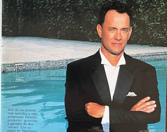 For Women who read fashion -Vintage rare fashion Magazine EP(S) Spain 2001 cover Tom Hanks