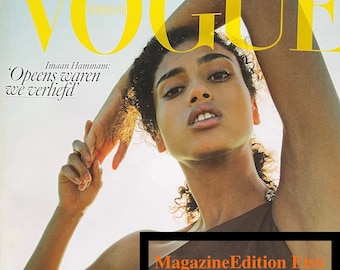 Own a piece of Vogue history -Magazine Vogue Netherlands cover Imaan Hamman