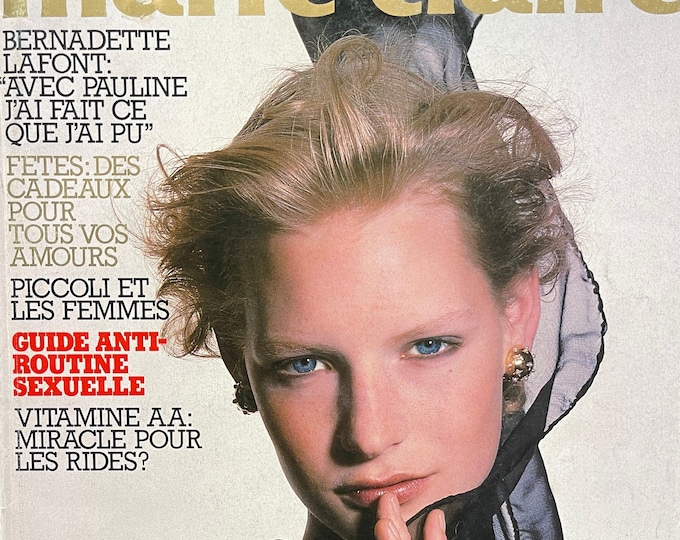 For Women who read fashion -Vintage fashion magazine Marie Claire 1988