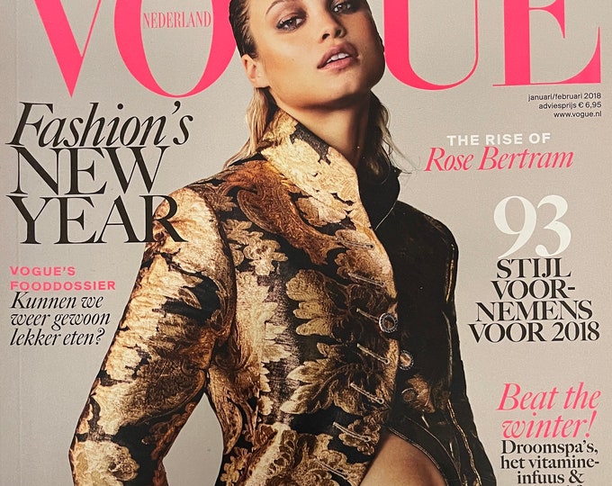 Own a piece of Vogue history -Vogue Netherlands magazine cover Rose Bertram