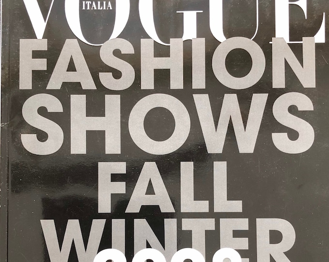 Vogue Italia 2008 fashion shows