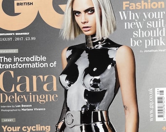 Mags Lovers - collectible Magazine GQ cover look Gara Delevingne British edition