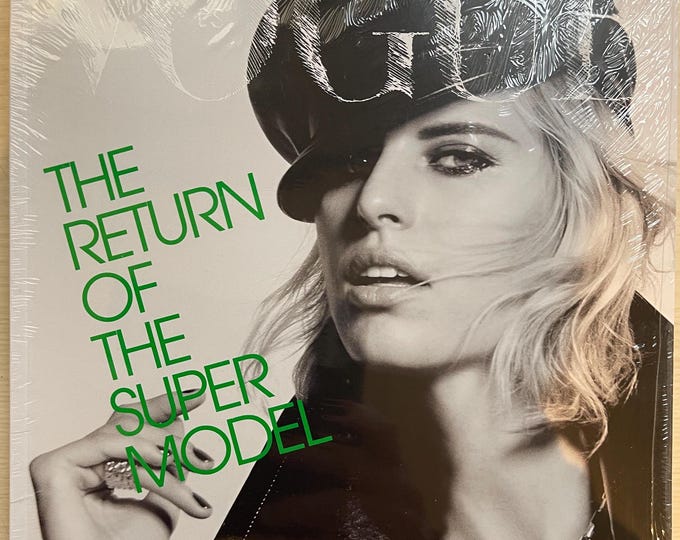 Fashion Magazine sealed Vogue CS cover Karolina kurkova-Iconic fashion Style & Photography Fashion Models - Editorials