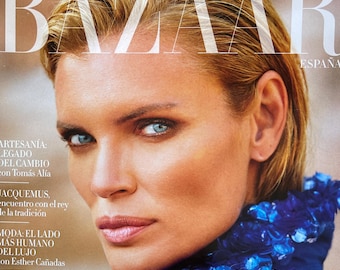 For Women who read fashion -Fashion magazine Harper's Bazaar Spain cover Esther Glenadsas
