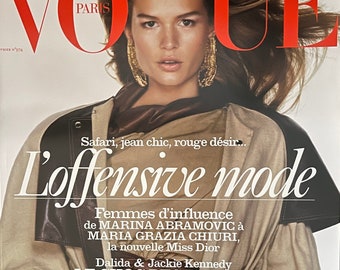 Own a piece of Vogue history-Magazine Vogue Paris cover Anna Ewers-Iconic style & Cover Photography Fashion Models Collectible Issue!