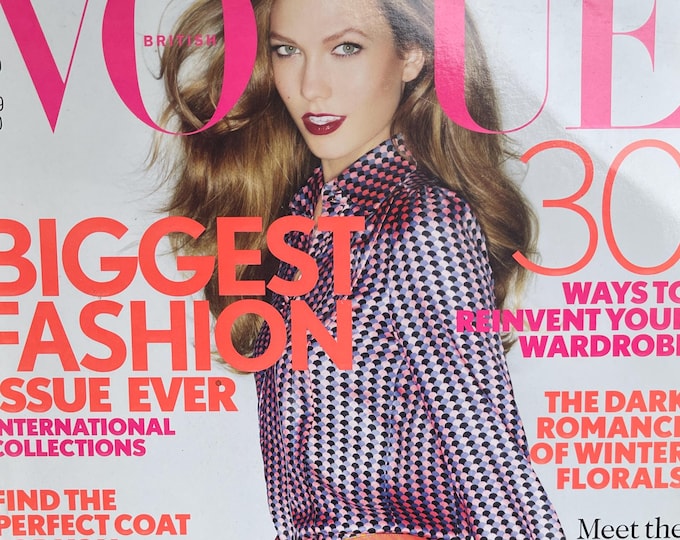 Pre-Owned Magazine Vogue 2012 cover Karlie Kloss-Iconic Style Fashion Covers Photography Models & Editorials