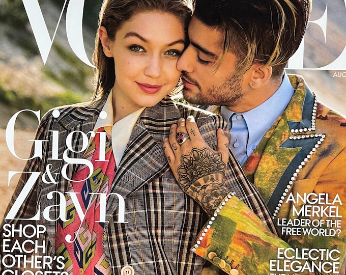 Magazine Vogue cover GIGI HADID & ZAYN