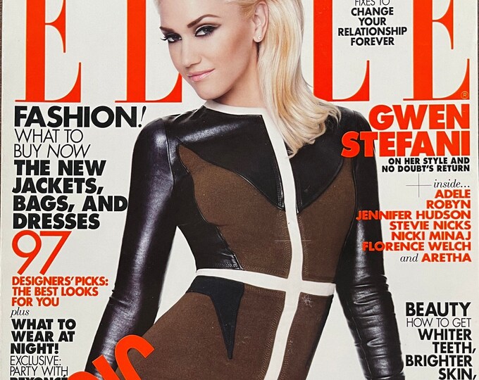 magazine ELLE cover image GWEN STEFANI