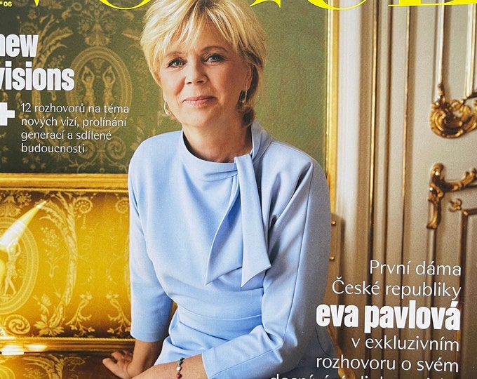 Magazine Vogue CS cover Eva Pavlova