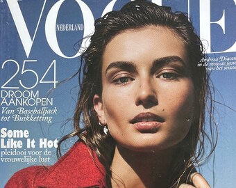 Own a piece of Vogue history -Fashion magazine Vogue Netherlands cover Andrea Diaconu-Iconic Covers & Editorials-Fashion Style Photography