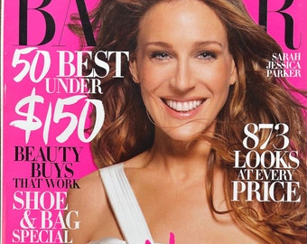 For Women who read fashion -Fashion magazine Harper's Bazaar cover Sarah Jessica Parker