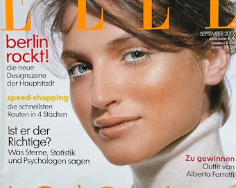 For Women who read fashion -Vintage fashion magazine ELLE 2002 cover Berlin Rock!