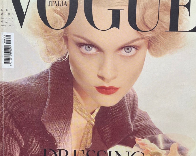 Magazine Vogue Italia cover by Steven Meisel!-Iconic style & Cover Photography Fashion Models Collectible Issue!