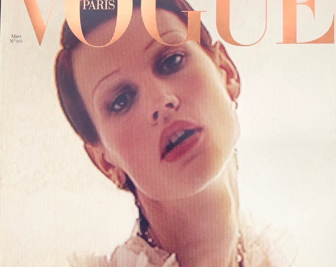 Own a piece of Vogue history-Magazine Vogue Paris-Iconic style & Cover Photography Fashion Models Collectible Issue!