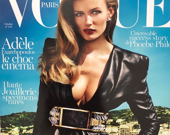 Own a piece of Vogue history magazine Vogue Paris-Iconic style & Cover Photography Fashion Models Collectible Issue!