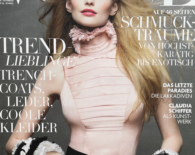 Own a piece of Vogue history -Magazine Vogue German cover model Katrin Thurman!