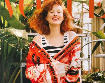 Own a piece of Vogue history -Fashion Magazine Vogue Greece cover Karen Elson -Iconic fashion Style & Photography Fashion Models