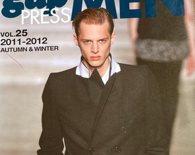 Runway-focused Fashion magazine Gap Press MEN  collections reports Paris & Milan-Japanese titles - English - Globel style inspiration
