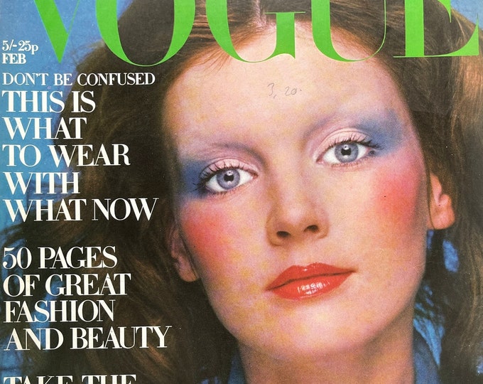 Magazine Vogue 1971 Beauty issue, Vintage advertising!