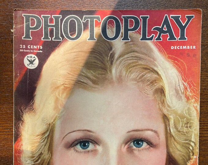 Pre-Owned classic rare PHOTOPLAY magazine 1933 Ann Harding