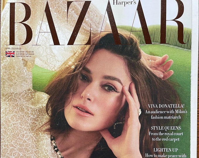 magazine Harper's Bazaar cover image KEIRA KNIGHTLEY