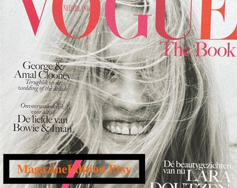 Magazine Vogue Netherlands the Book cover Lara Stone