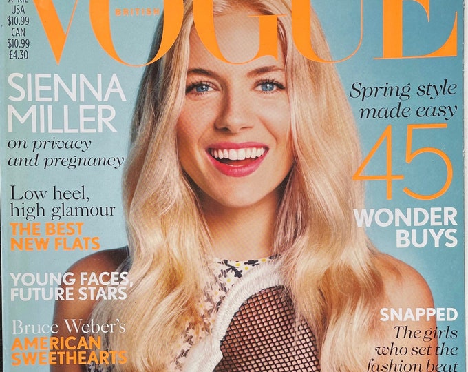 Vogue UK magazine 2012